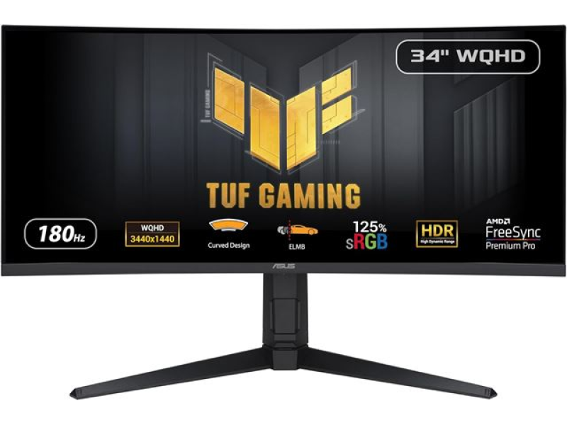 MON 34 AS VG34VQEL1A TUF Gaming 100Hz Curved VA DP HAS tilt