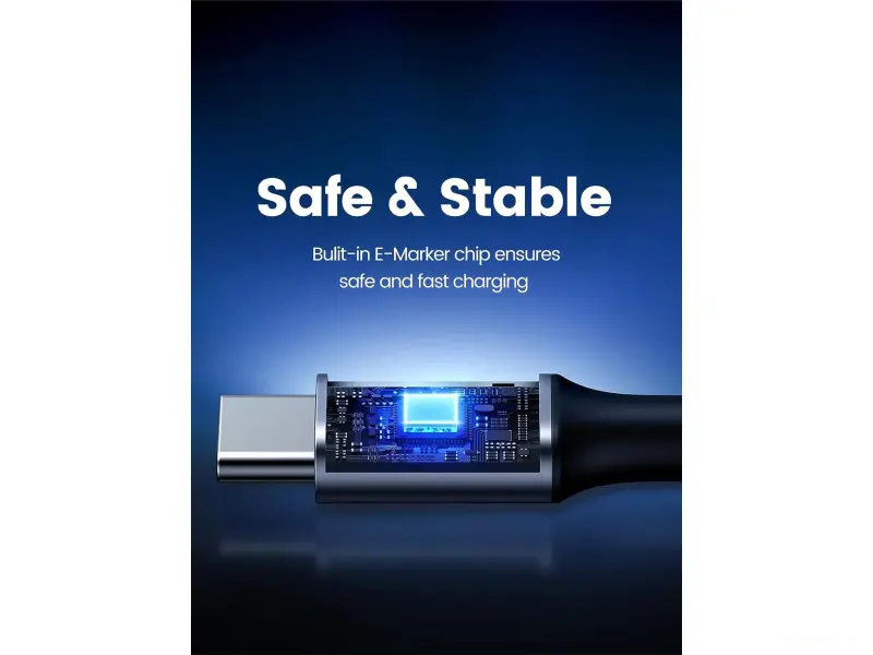 Swissten Kabl Arcade Gaming Type-C To Type-C 100W USB 2m - Black