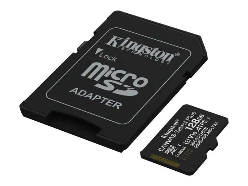 KINGSTON Memorijska kartica U1 V10 SDXC 128GB Canvas Select Plus G3 150R SDCS3/128GB + adapter 