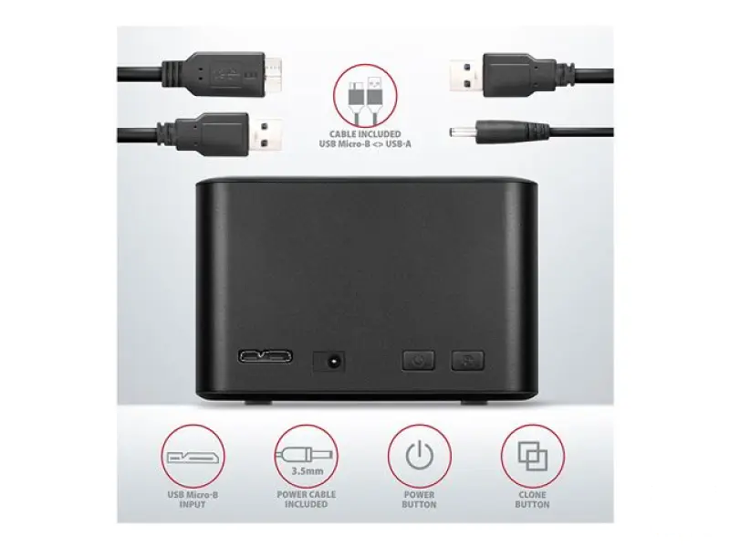 HDD DOD Dock mini 2.5" HDD/SSD x2