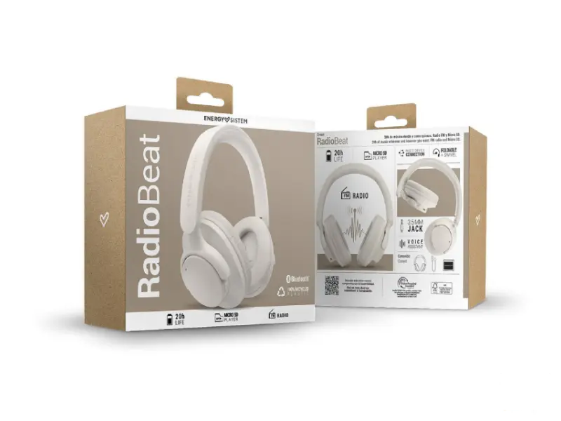 ENERGY SISTEM Cream RadioBeat Bluetooth slušalice krem (M45972) 
