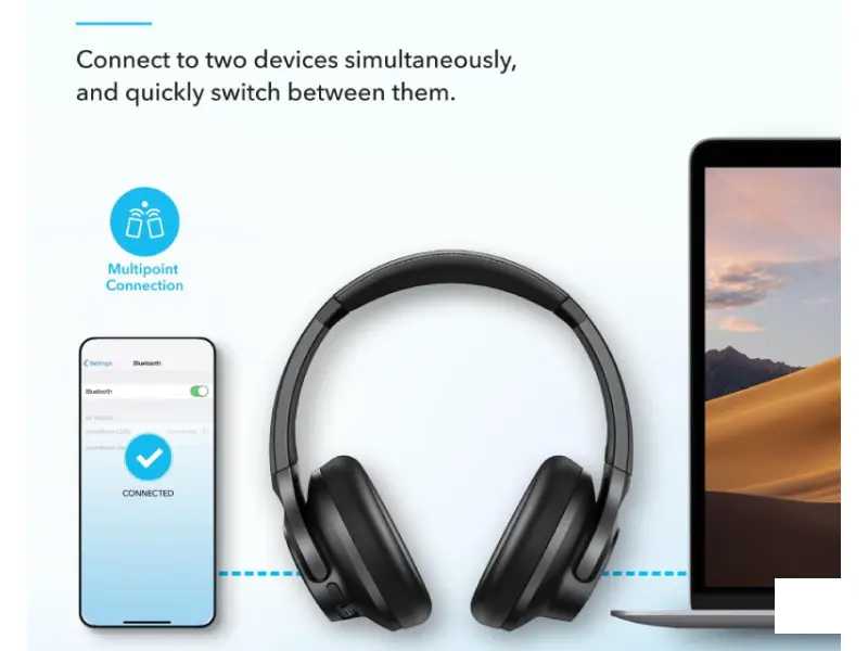 ANKER Soundcore Q20i ANC BT slušalice crne 