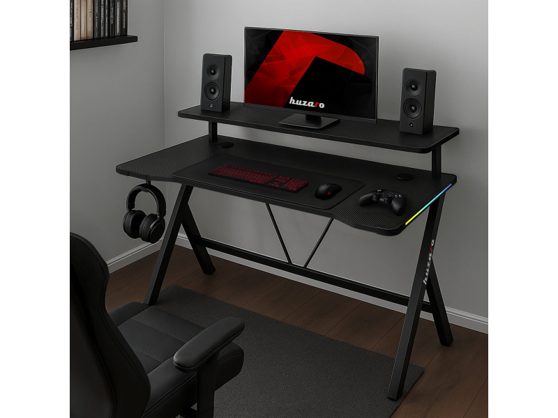 Huzaro Hero 1.9 RGB gaming sto crni