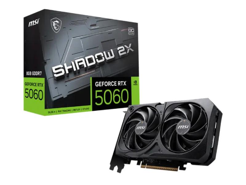 MSI GeForce RTX 5060 8G SHADOW 2X OC 
