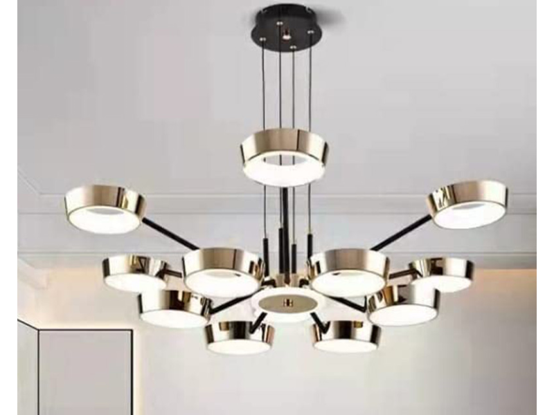 MARLUX 9661-6+6 viseći luster sa 12 kugli crni