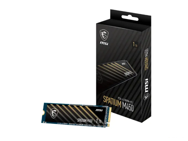 MSI SPATIUM M450 1TB PCIe 4.0 NVMe M.2 V1 SSD 
