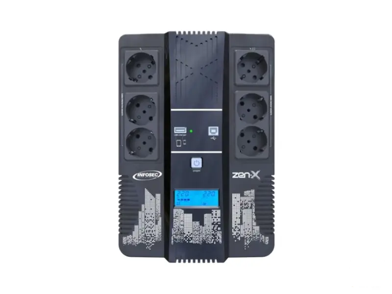 INFOSEC COMMUNICATION Zen-X 600 FR/SCHUKO UPS 