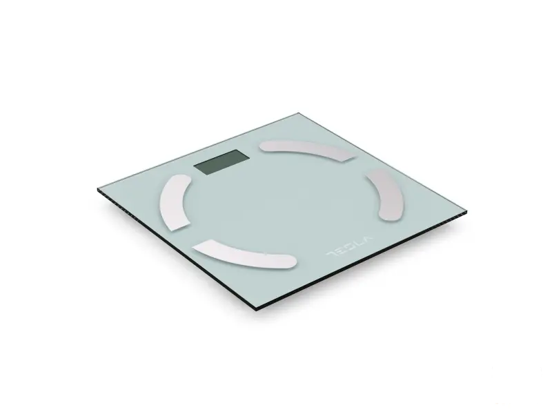 Tesla BS301WX Tjelesna vaga, smart App, raspon mjerenja 3kg-180kg, white-inox