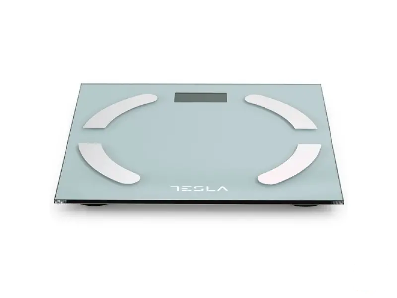 Tesla BS301WX Tjelesna vaga, smart App, raspon mjerenja 3kg-180kg, white-inox
