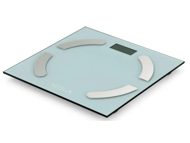 Tesla BS301WX Tjelesna vaga, smart App, raspon mjerenja 3kg-180kg, white-inox