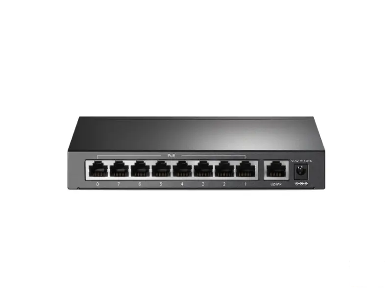 TP-LINK SF1009P desktop PoE switch 9 porta 
