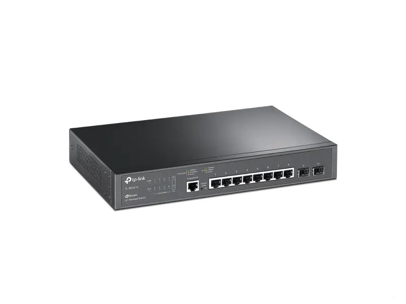 TP-LINK TL-SG3210 JetStream 8-Port Gigabit L2+ Managed Switch with 2 SFP Slots