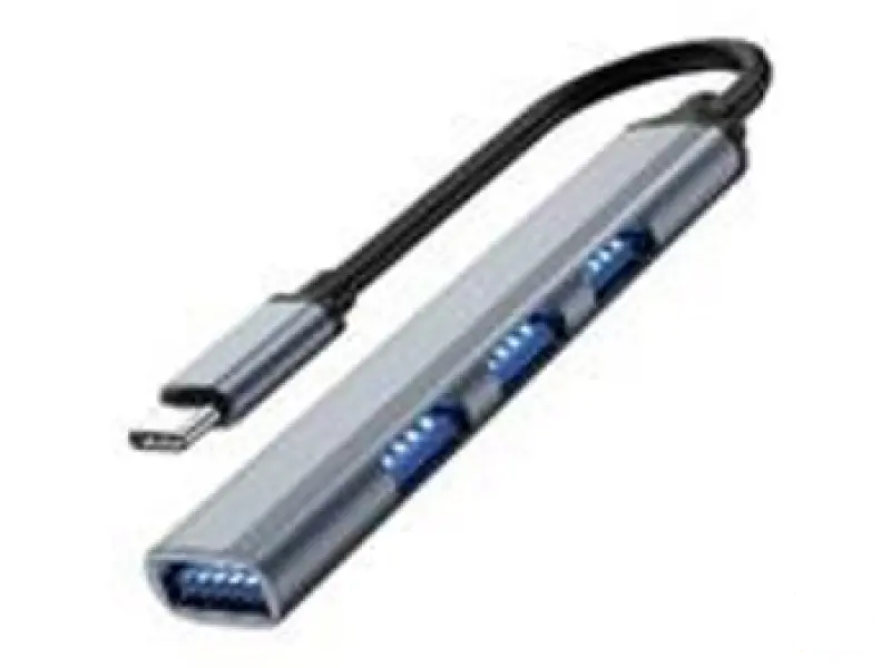 FAST ASIA TIP C 3.1 HUB na 4 x HUB 3.0 sivi 