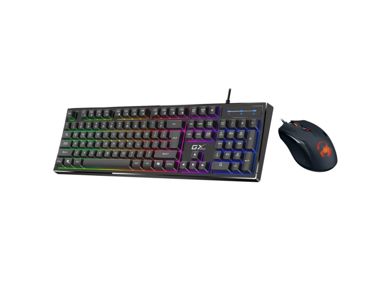 GENIUS GX GAMING Scorpion KM-GX6/ wired set keyboard+mouse/ RGB/ Copilot/ USB/ b