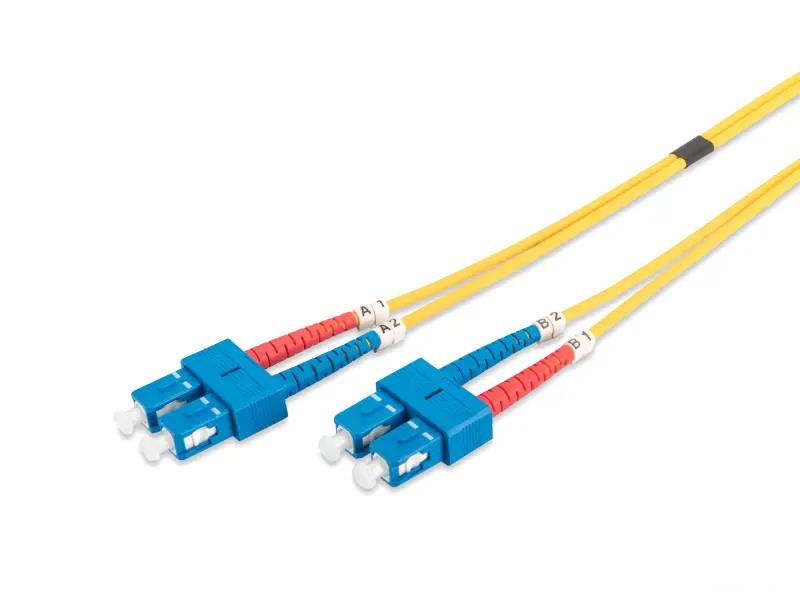 Digitus Opticki patch kabl, singlemode, duplex, 1 m, OS2, SC/SC, zuti
