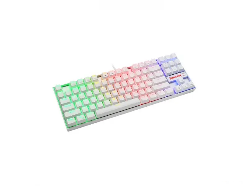Redragon Mechanical Gaming Keyboard Kumara K552-RGB White - Red Switch