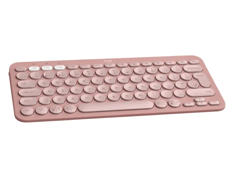 LOGITECH K380s Bluetooth Pebble Keys 2 US roze tastatura 