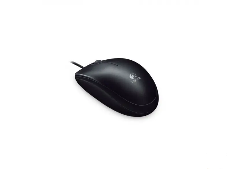 Logitech Miš B100 Optical USB crni