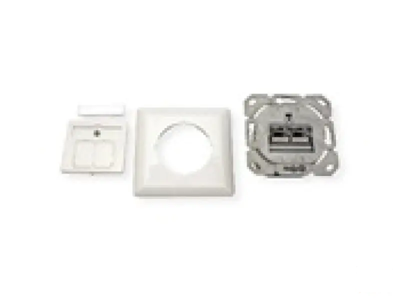 Rotronic 25.99.8490-20 VALUE Cat.6A (Class EA) ugradna RJ45 uticnica, STP, horizontalna, bijela