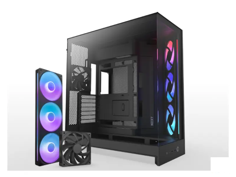 NZXT H9 Flow RGB Gaming kućište crno (CM-H92FB-R1) 