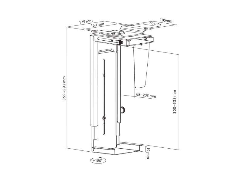 SBOX STALAK ZA KUCISTE UDM-6