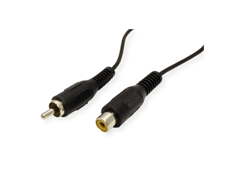 Roline VALUE Chinch produžni kabel, 1×chinch M/F, 5.0m