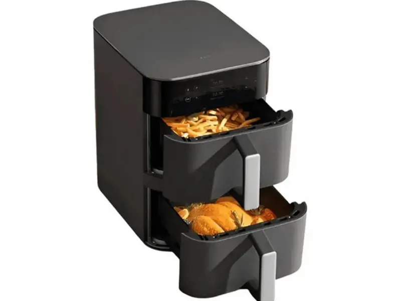 XIAOMI Dual Zone Air Fryer 12L BHR0883EU + GRATIS XIAOMI Electric Kettle 2 EU kuvalo