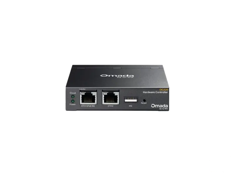 TP-LINK OC220 Omada Hardware Controller - Centralized management, metal casing, USB 2.0, 802.3af PoE