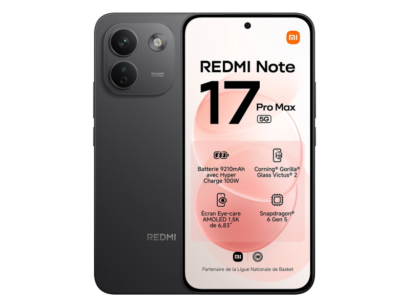 Xiaomi Redmi Note 17 Pro Max 5G 8GB/512GB, crna-NOVO
