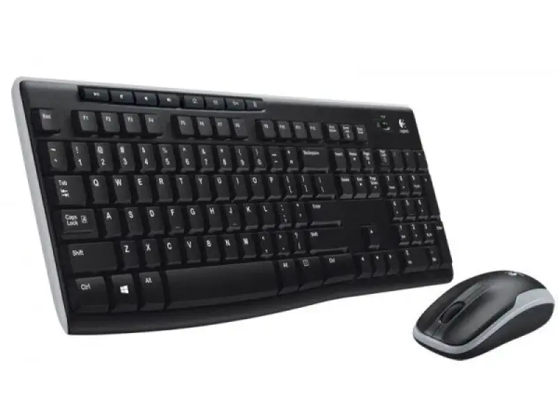 Logitech Combo Set MK270 Wireless Tastatura + opticki mis, US, Crna