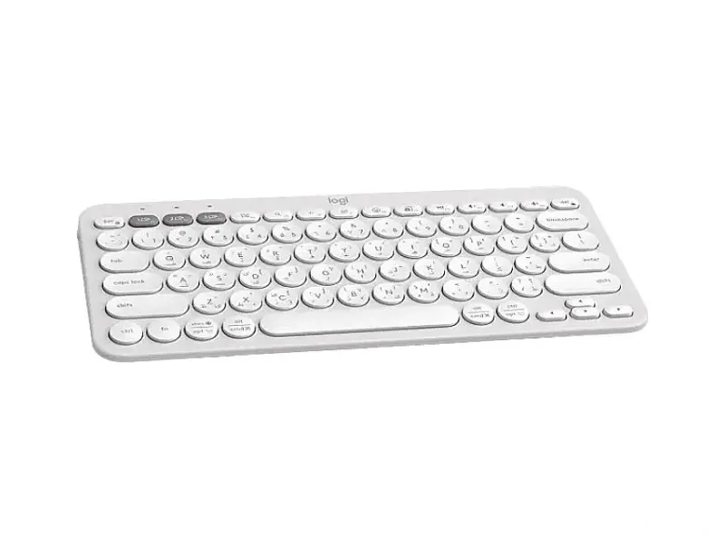 LOGITECH K380s Bluetooth Pebble Keys 2 US bela tastatura 