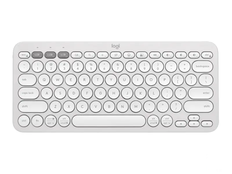 LOGITECH K380s Bluetooth Pebble Keys 2 US bela tastatura 
