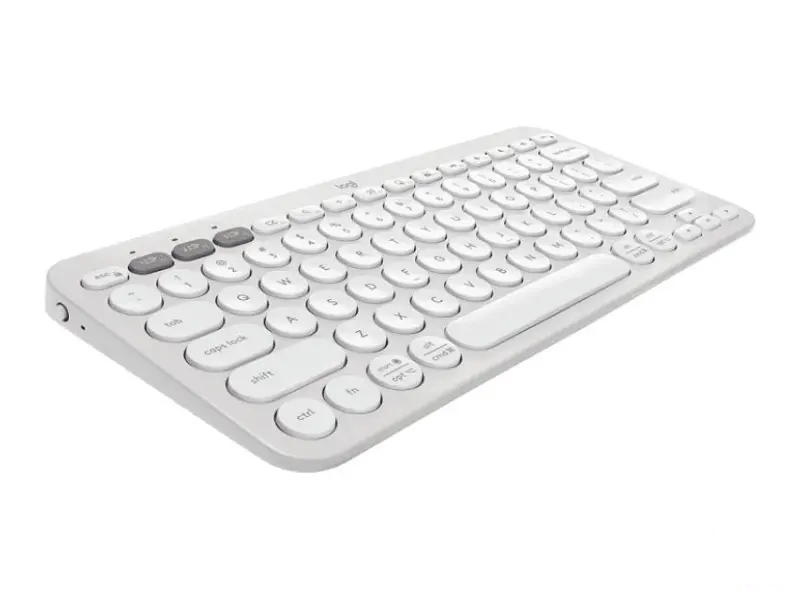LOGITECH K380s Bluetooth Pebble Keys 2 US bela tastatura 