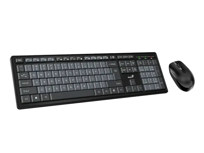 GENIUS Smart KM-8200 Wireless USB US crna tastatura + miš 