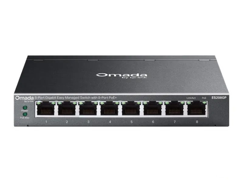 TP-LINK ES208GP Omada 8-Port Gigabit Easy upravljivi Switch 