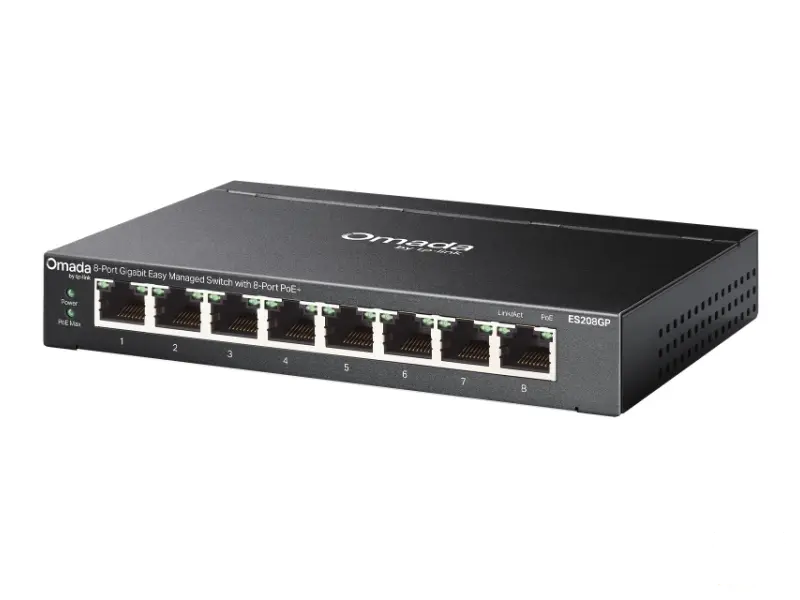 TP-LINK ES208GP Omada 8-Port Gigabit Easy upravljivi Switch 