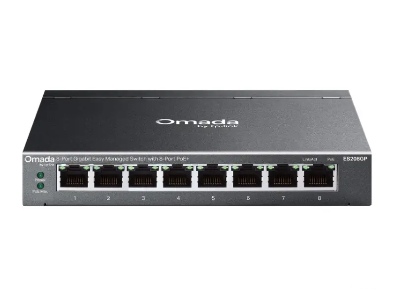 TP-LINK ES208GP Omada 8-Port Gigabit Easy upravljivi Switch 