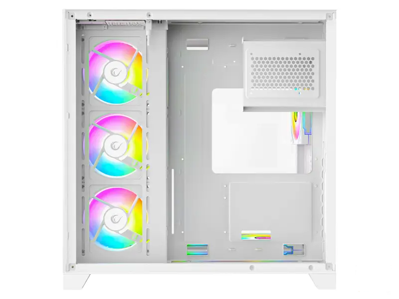 Rampage CASE MEGA V1 7x120mm ARGB 850W 80+ Bronze White