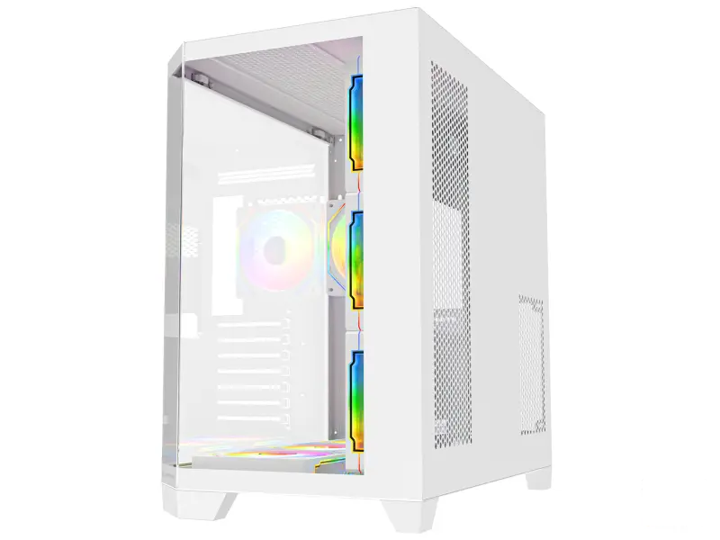 Rampage CASE MEGA V1 7x120mm ARGB 850W 80+ Bronze White