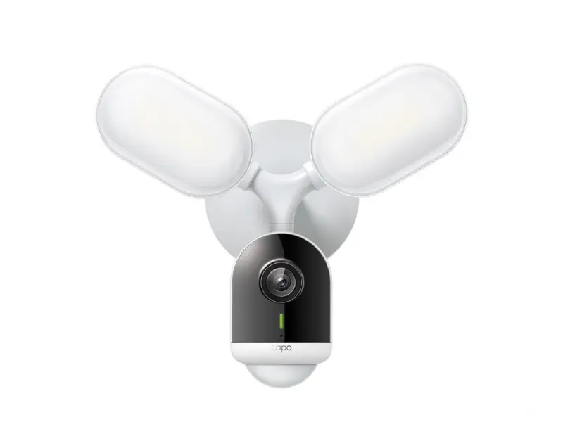 TP-LINK TAPO C720 Smart Floodlight 2K QHD Camera 2800-Lumen Ultra-Bright, IP65, Customizable Alarm