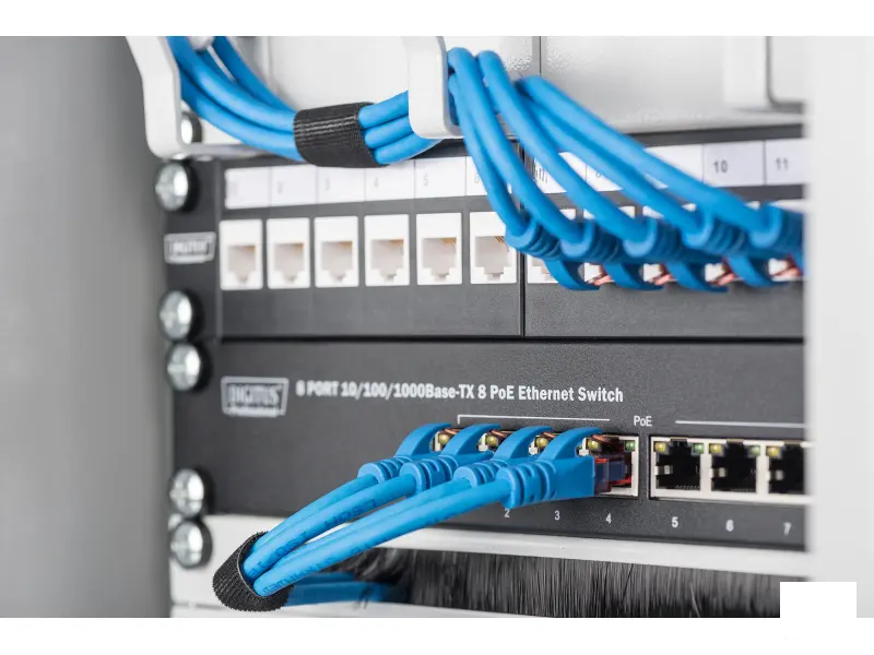 Digitus Patch panel modular 10" 1U 12-port blank crni