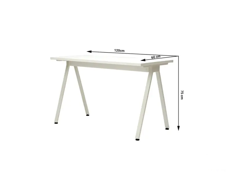 Ergovision Evita desk W-PEARL