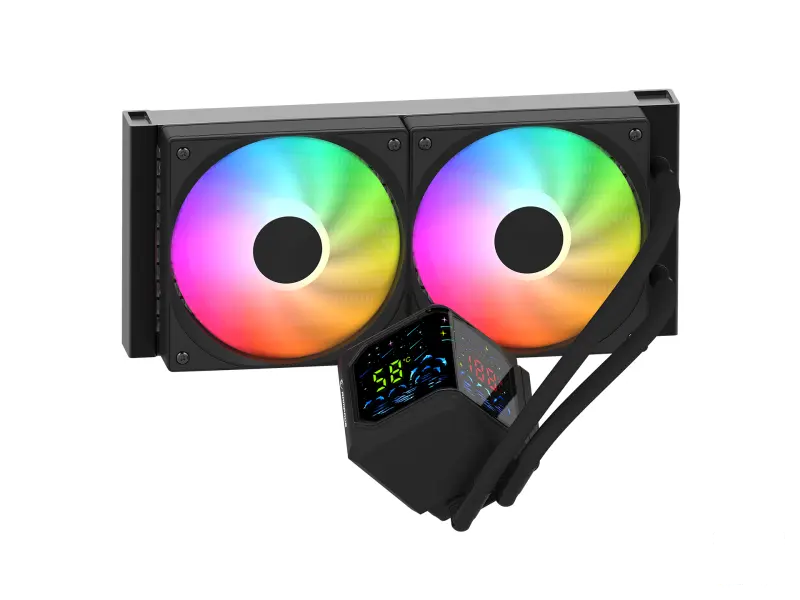 Rampage CPU Cooler HELIOS D24 Digital 120mm ARGB (1700, AM5)