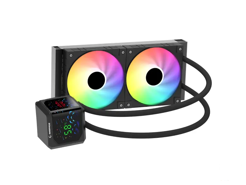 Rampage CPU Cooler HELIOS D24 Digital 120mm ARGB (1700, AM5)