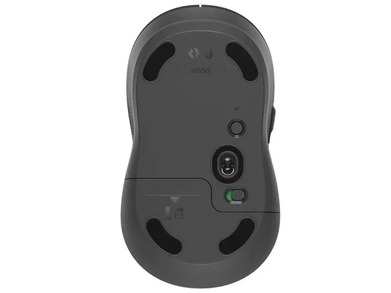 LOGITECH Signature M650 Wireless Bluetooth Mouse, 4000 dpi, 10 m wireless range, Graphite