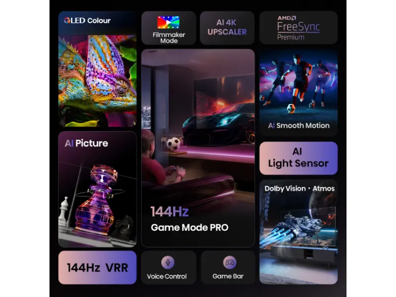 HISENSE 55 inča 55E7Q PRO QLED 4K UHD Smart TV 