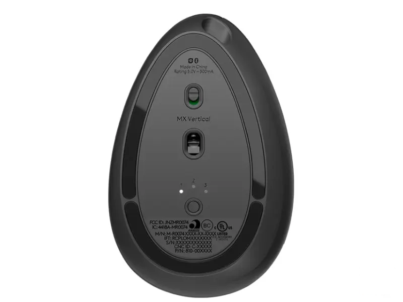 LOGITECH MX Vertical Advanced Ergonomic Wireless Graphite miš 