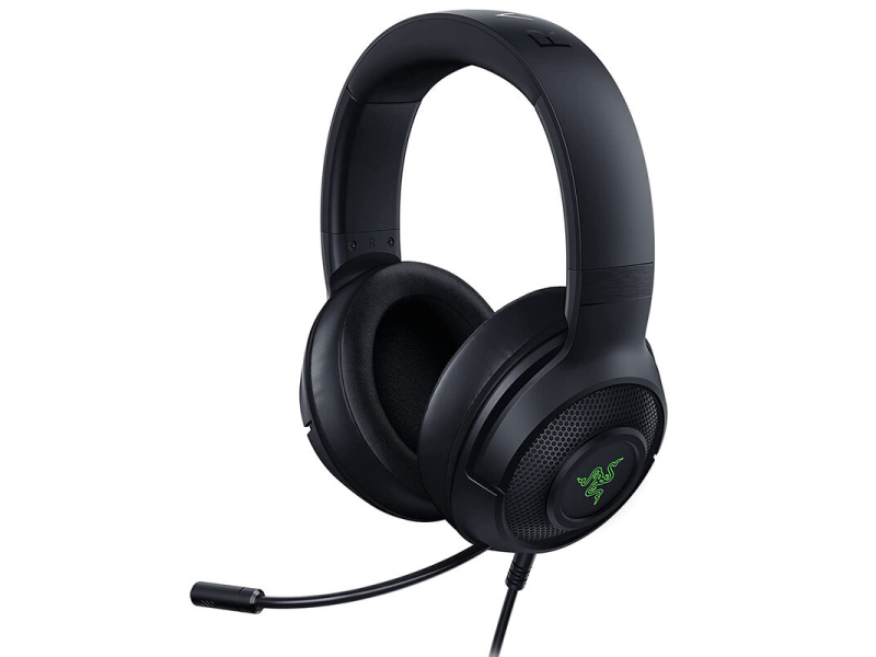 RAZER Kraken V3 X Ultralight PC Gaming Headset, 40mm Drivers, 7.1 Surround Sound