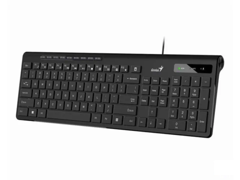 GENIUS Slimstar 230II USB US crna tastatura 