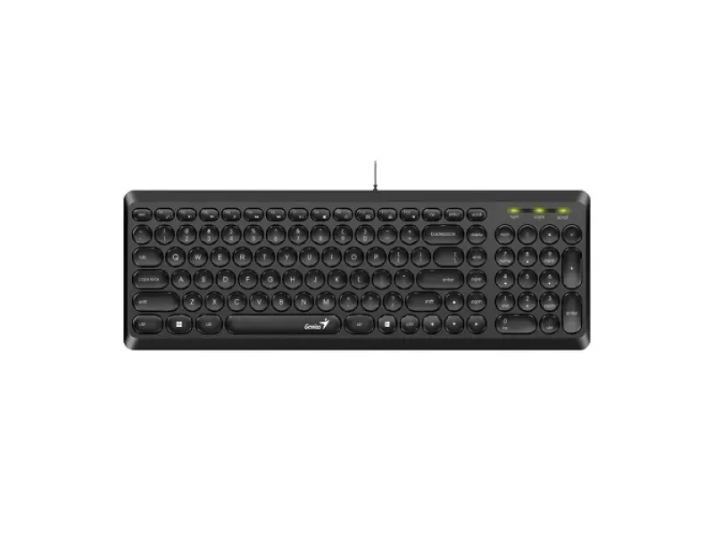 Genius 31310020406 SlimStar Q200, niskoprofilne tihe tipke, br. tipki: 104, USB, YU